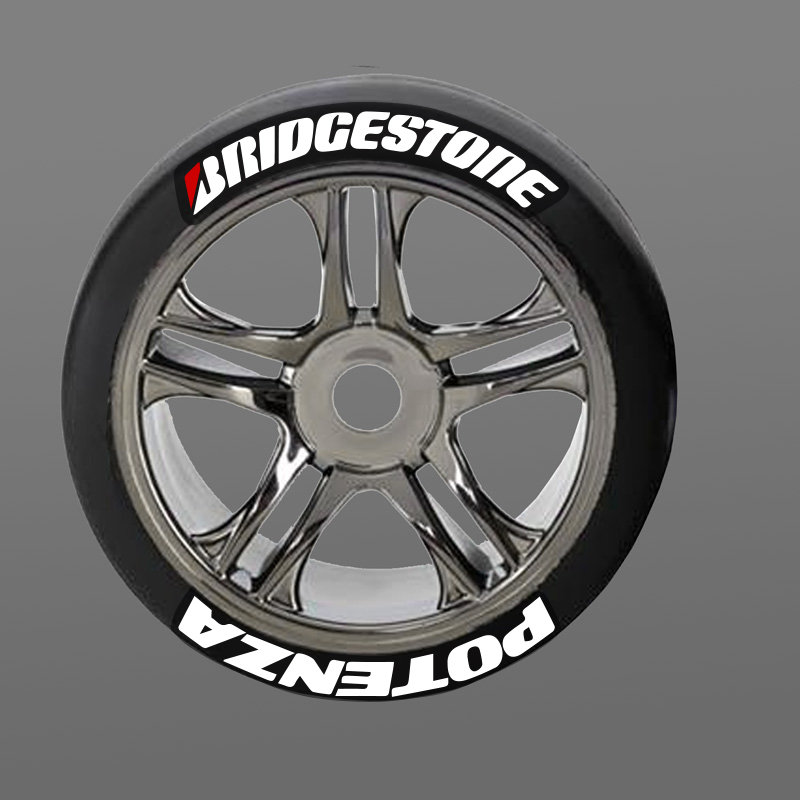 Bridgestone Potenza Tire Stickers RC