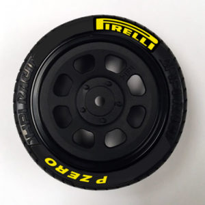 Pirelli Tire Stickers 10th Scale Yellow