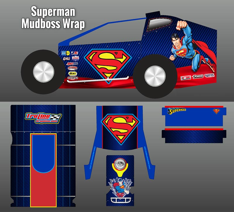 superman Salvas Mudboss Wrap
