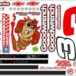TAZ Devil Earnhardt #3 Goodwrench Decal Sheet RC