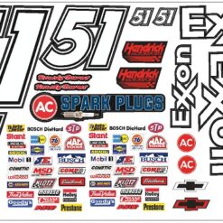 51 Rowdy Burns Exxon Days of Thunder Decal Sheet RC