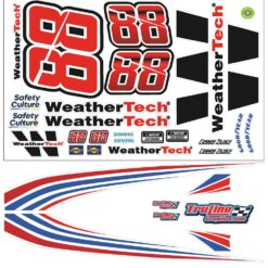 Losi Nascar WeatherTech 88 Nascar RC Decal Sheet