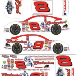 Dale Jr MLB baseball allstar RC nascar decal sheet