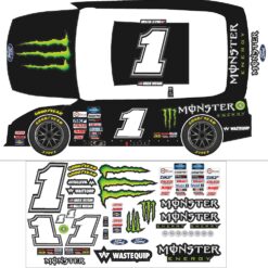 1 monster hallie deegan nastruck nascar LOSI decal sheet