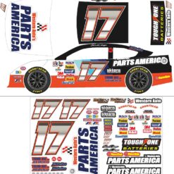 WESTERN AUTO PARTS AMERICA RC STICKER SHEET LOSI NASCAR