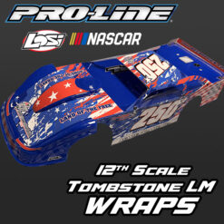 Proline LOSI nascar dirt late model tombstone wraps