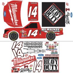 crawford milwaukee nascar nastruck rc decal sheet