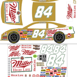 84 dick trickle miller high life nascar rc decal sticker sheet